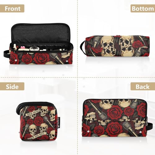 Bolsa de viaje para herramientas de cabello con tapete para plancha de pelo doble capa para planchas y rizadores miniatura 5