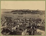 Historic Photos Aerial View of Istanbul from Galata Showing The Golden Horn, Topkap?, and Ayasofya