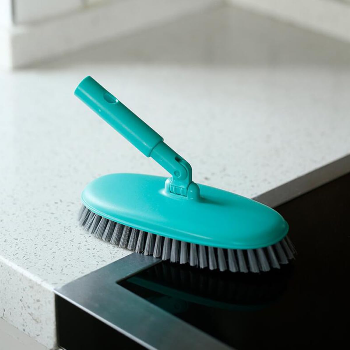 Didiseaon Accesorio De Limpieza para Hogar Cepillo De Suelo Flexible Mango Ajustable