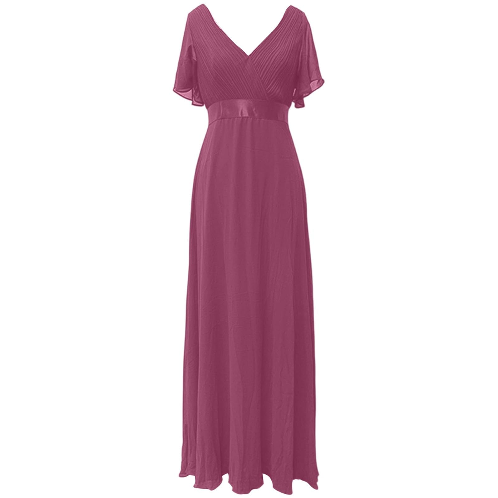 Vestido Casual de Verano Hecho a Mano con Volantes, Manga de Doble Capa, Gasa elástica, Vestido de Noche Formal de Talla Grande