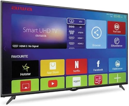 Aiwa Ultra HD Smart LED TV, 65-Inch Size, Black