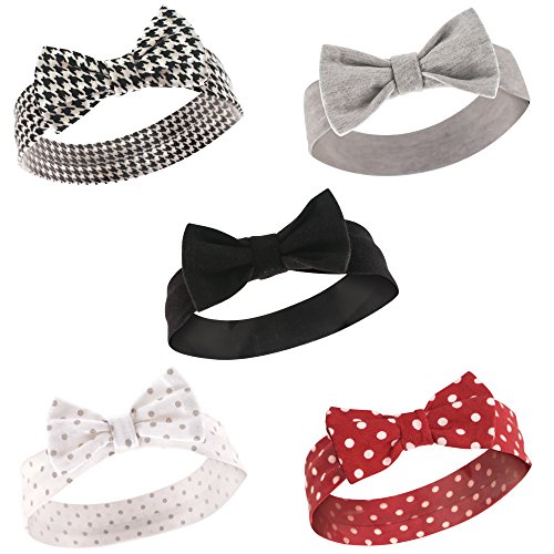 Image of Hudson Baby Cotton and Synthetic Headbands, Size 0-24 Months