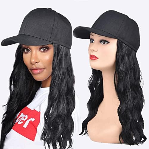 SEGO Baseball Cap with Hair Extensions for Women