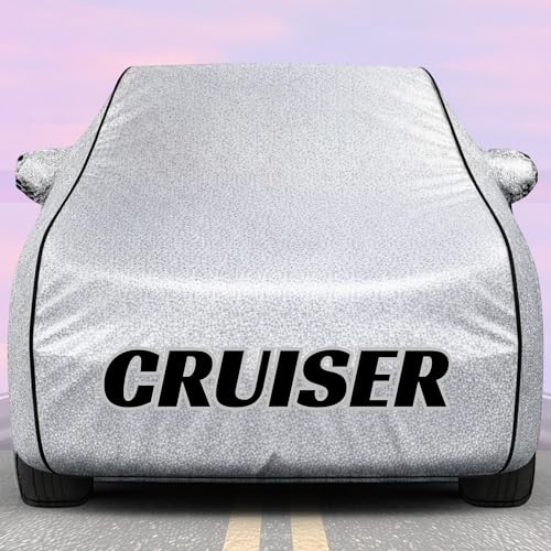 Image of Kings of Cover New Silver 100% Waterproof Cruiser Car Cover | Polyester Car Body Cover for Rain & Sun | UV Protection, Dustproof, Scratch Resistant, Windproof, Heat Resistant, Custom Fit