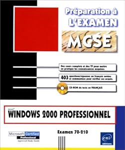 Book's Cover of Windows 2000 professionnel. Examen 70-210