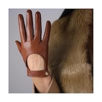 レディース本革冬用タッチスクリーンカフス手袋 Amazon.co.jp: 冬の手袋 タッチスクリーン本革の女性の手袋