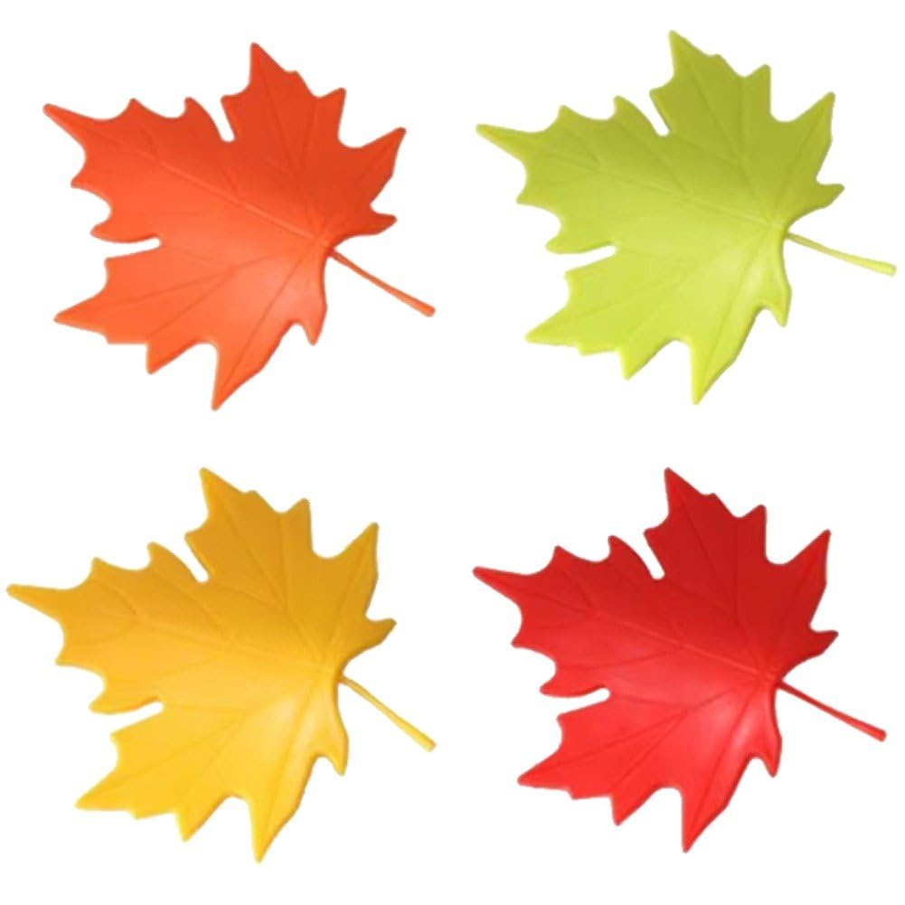 Butée de porte sécurité anti-claquement protège-doigts feuille d'érable