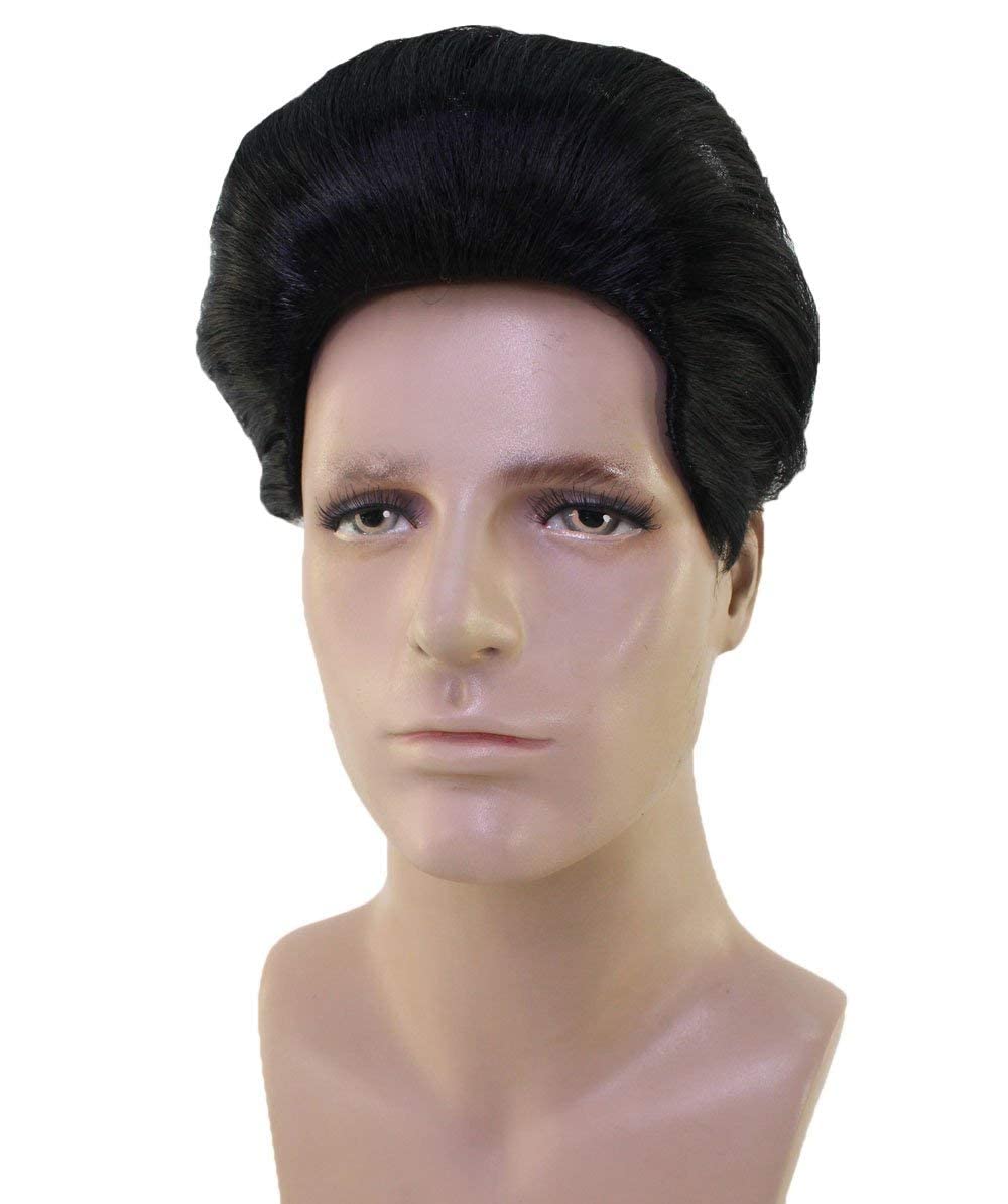 HalloweenPartyOnline HPO Adult Korean Leader Wig, Black Celebrity Wigs