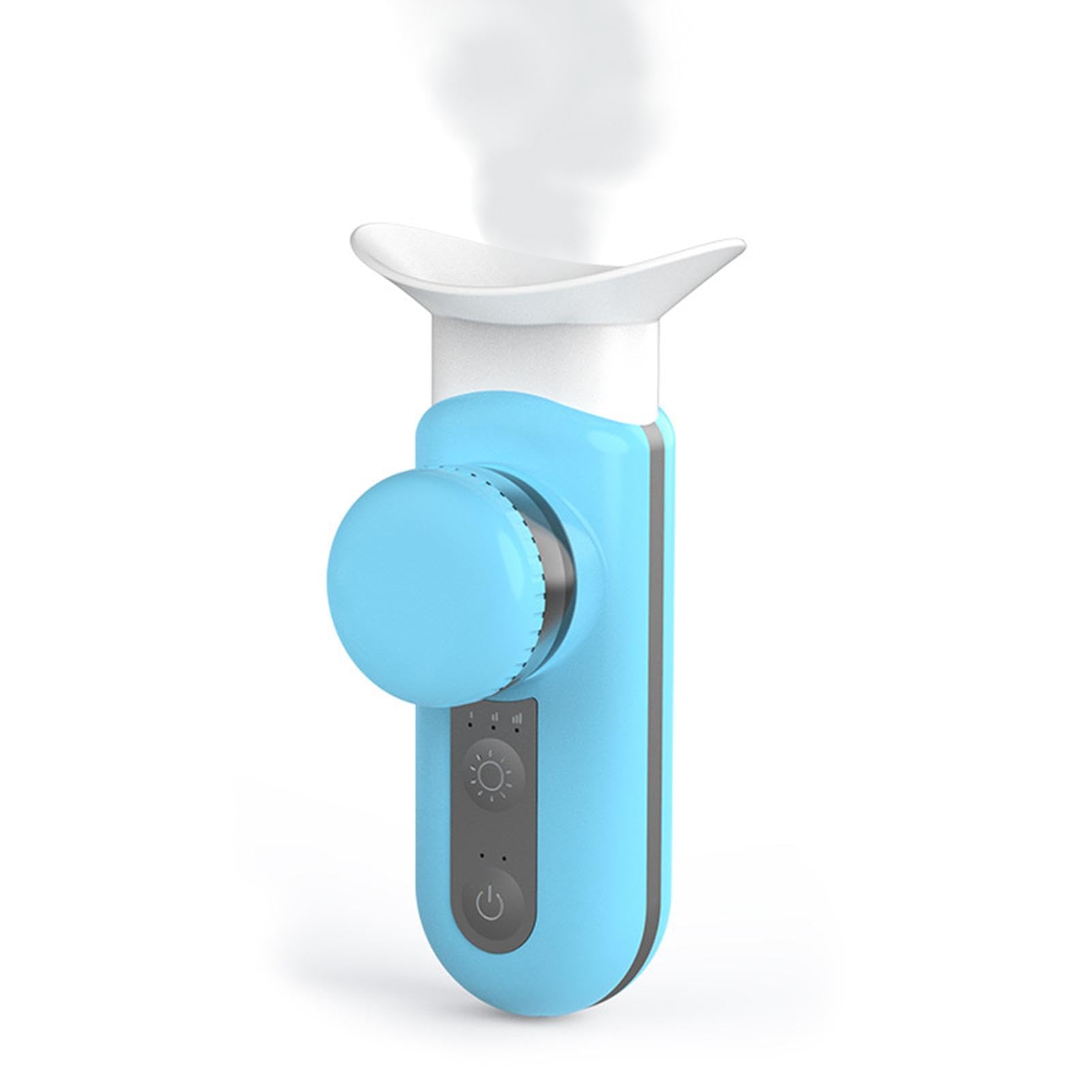 Nano vaporisateur chauffant pour les yeux | Vapeur oculaire pour les yeux secs | Hydratant et sucette pour les yeux portables | Vaporisateur portable nébuliseur avec modes de compression chaude et