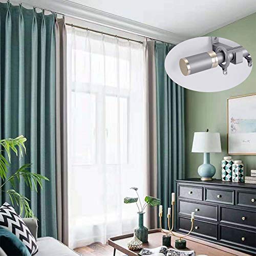 LERANXIN 2 Pezzi di Staffa per Bastone per Tende, Silver Grey Staffa per Aste per Tende, Asta Armadio Supporto in Lega di Alluminio di Alta Qualità, Adatto per Aste per Tende e Aste per Guardaroba - Image 6