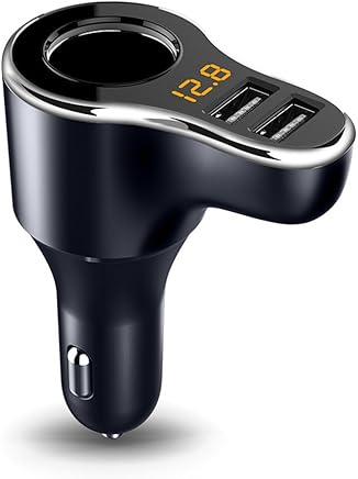 TiooDre De carga r�pida del cargador del coche del encendedor de cigarrillos, cargador de mechero del coche del USB, USB TiooDre De carga r�pida del cargador del coche del encendedor de cigarrillos, cargador de mechero del coche del USB, USB