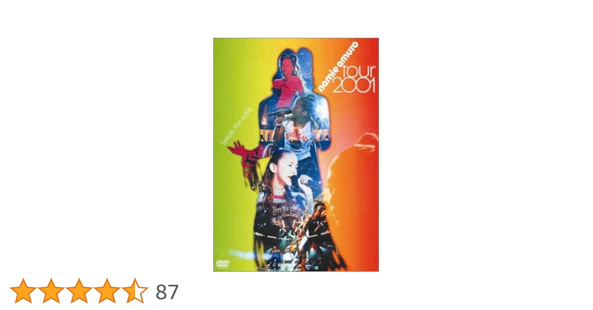 安室奈美恵 tour 2001 break the rules FC限定盤 namie amuro tour 2001 break the rules : 安室奈美恵