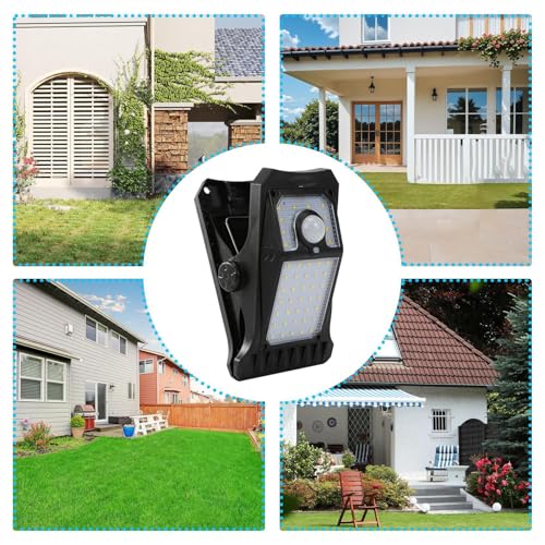 Luces de clip solar para iluminar jardines patios y caminos de entrada 4