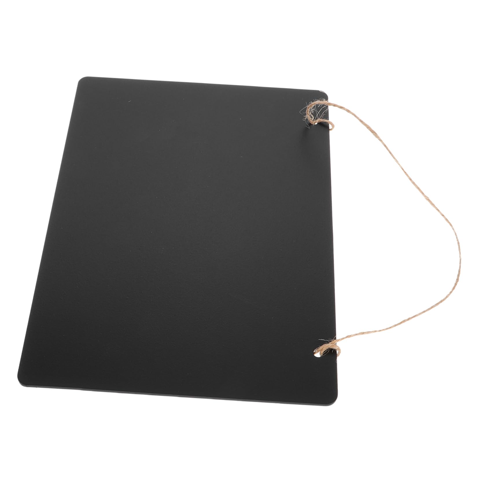 DOITOOL 8 Piezas Pizarra Doble Cara Pequeña para Colgar con Cuerda Tablero Borrable Reutilizable para Mensajes y Decoración de Pared Vintage