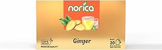 Norica 100% Natural Herbal Ginger Tea - 20 Tea Bags