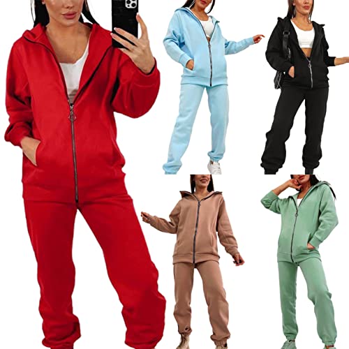 maiduoduo01 1 conjunto esportivo com capuz Keep Warmth poliéster grosso para todas as combinações de