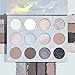 ColourPop Eyeshadow Palette - Eye Makeup Palette with Matte, Metallic, Matte Sparkle & Glitter Finishes - High-Pigment Eye Makeup with a Long-Wearing Formula - Cloud 9 (0.49 oz)