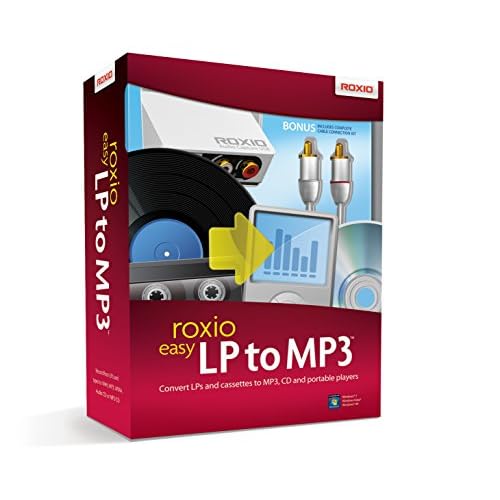 Roxio Easy LP to MP3 | LP and Cassette to CD or MP3 Audio Converter [PC Disc]