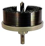 Kit 5 sierras campanas Ø 60/67/74/81/95 mm con montura y broca centreur