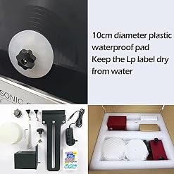 Nettoyeur de disques vinyle à ultrasons avec minuterie numérique et chauffage, machine à cavitation à ultrasons relevable de 6,5 L, nettoyage de 1 à 7 disques vinyles, machine de nettoyage à ultrasons - Les Beatles, Paul McCartney, John Lennon, RIngo Starr, George Harrison Nettoyeur de disques vinyle à ultrasons avec minuterie numérique et chauffage, machine à cavitation à ultrasons relevable de 6,5 L, nettoyage de 1 à 7 disques vinyles, machine de nettoyage à ultrasons – Image 6