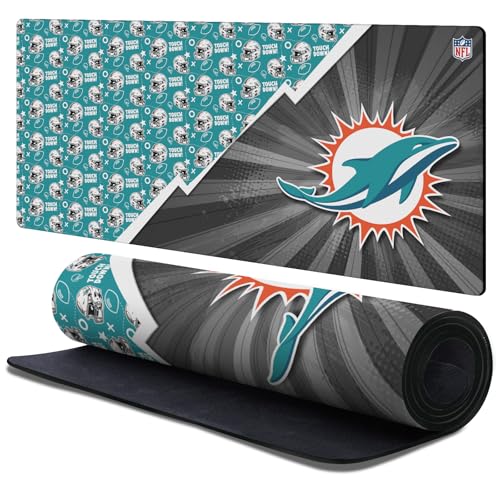 Tapis de souris XXL Miami Dolphins finition premium 900 x 400 mm