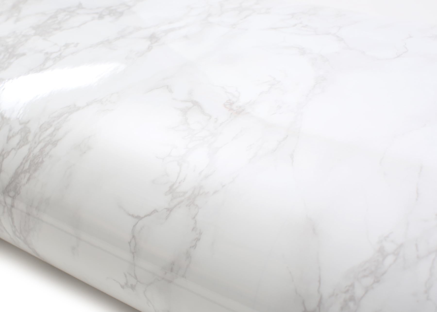 ROSEROSA Peel and Stick PVC Faux Marble Self-Adhesive Wallpaper Covering Counter Top Shelf Liner PGS408 (2.00 Feet X 6.56 Feet)