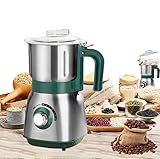 Electric Grain Grinder 600g, 500W Electric Bean Grinder with Split Design Grinders, Applicable to Coffee Beans,Herbs,Nuts,Spices,Grain Mill