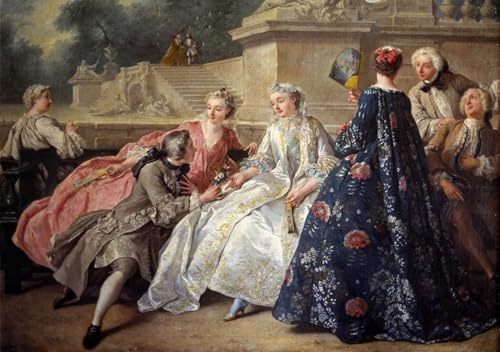 Image Sur Toile Pour Décoration Murale Jean François De Troy sans reflets 60x90