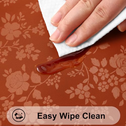 Image of Smiry Rectangle Waterproof Heavy Duty Vinyl Tablecloths, 60 x 84 Inch