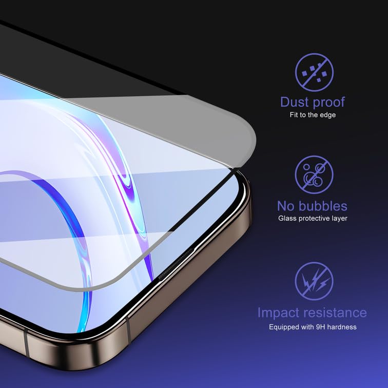Vetro temperato per Honor 90 Smart durezza 9H antigraffio