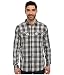 Columbia Men's Silver Ridge Plaid Long Sleeve Shirt, Pond Heathered Plaid, Large