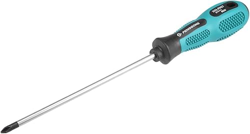 uxcell Destornillador Phillips n. 1 de 6 pulgadas, mango cómodo antideslizante y de eje redondo