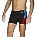 Produktbild arena Herren Badehose Ren (Schnelltrocknend, UV-Schutz UPF 50+, Chlor-/Salzwasserbeständig), Black-Red-Pix Blue (504), 6