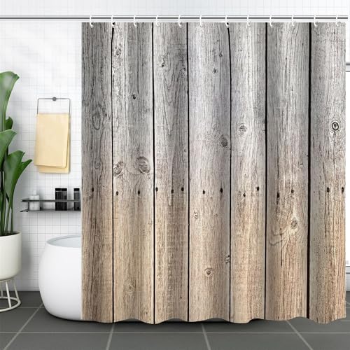 FAIRYGATE Duschvorhang mit Motiv Badewanne Vorhang Antischimmel...