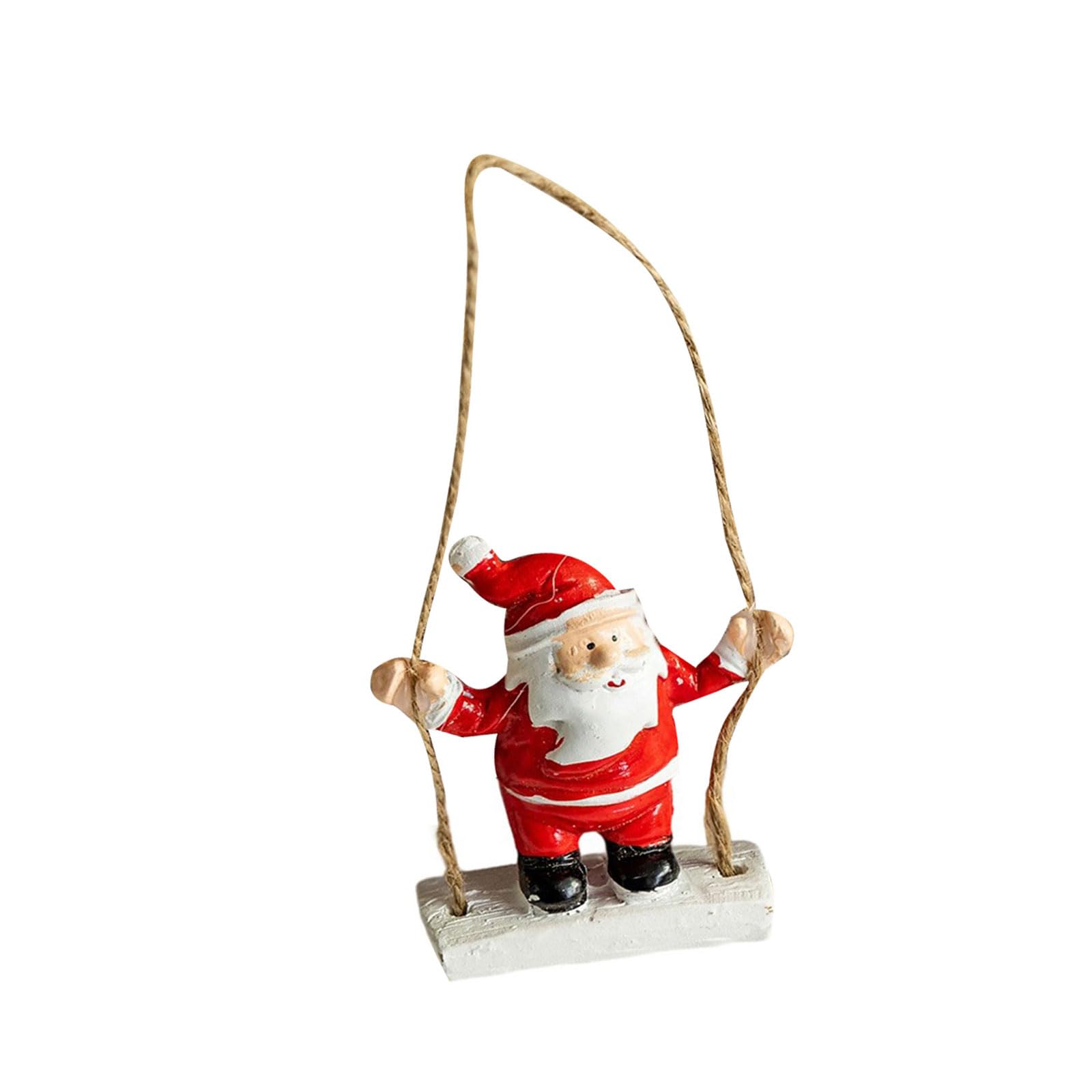 Tsophreniq Santa Reindeer Ornament Sturdy Hanging Swing Decor for Christmas Tree, Holiday Festival User Friendly Christmas Hanging Decors