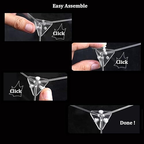 Miniatura 6 de Vitrina acrílica de 0.118 in compatible con Lego 42111  Caja de exhibición para el modelo Dodge Charger  (solo vitrina de exhibición)