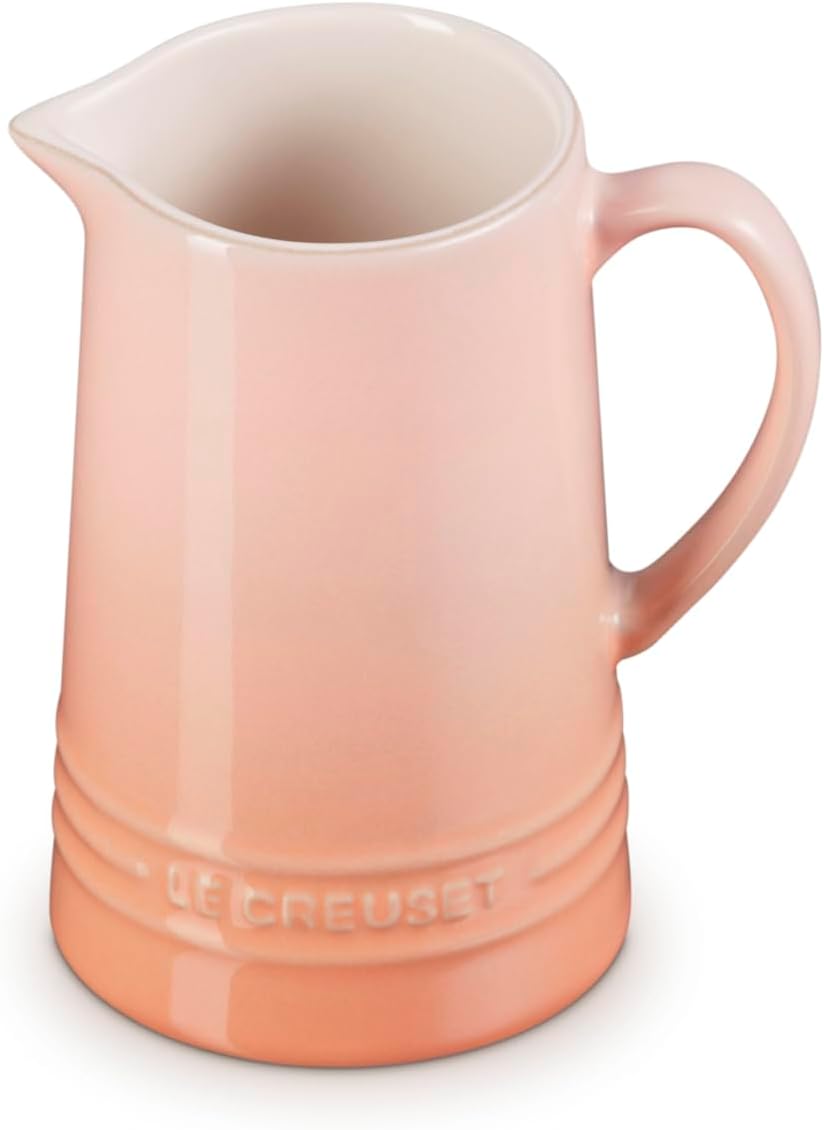Stoneware Small Pitcher, 10 oz., Peche