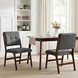 Ckaff Set di 2 Sedie da Pranzo, Sedia Imbottita Sala da Pranzo in Lino, Poltrone da Salott...