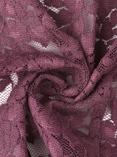 Image of Allegra K Floral Lace Shrugs for Women's Evening 3 /4 Sleeves Formal Elegant Bolero Cardigan