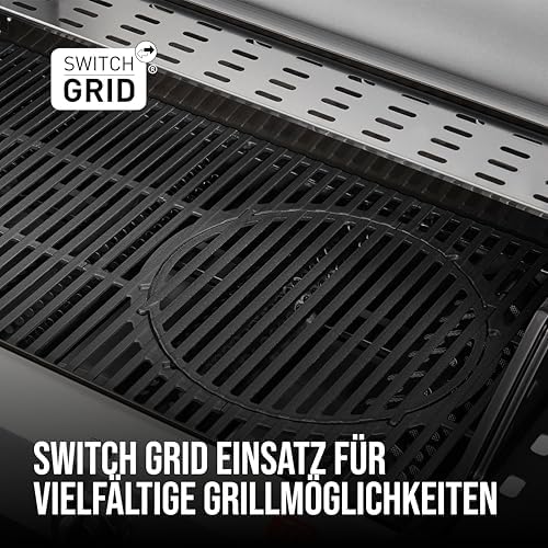 Bild 4 - Enders® Gasgrill Chicago Next 4 R Turbo, 4-Edelstahlbrenner, doppelwandige Garhaube, abklappbare Seitenablage, 13 kW, Switch Grid™, 800° Turbo Zone™ #89366