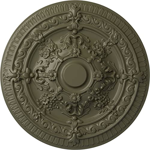 Ekena Millwork CM26VIPTF - 26"OD x 3"P Vincent Ceiling Medallion (Fits Canopies up to 6") - Ceiling Medallion, Painted Turtle