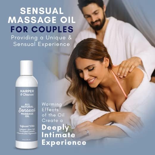 Miniatura 2 de Aceite de masaje sensual de aromaterapia para parejas, aceite de masaje relajante de cuerpo completo para una cita nocturna con eucalipto y semilla
