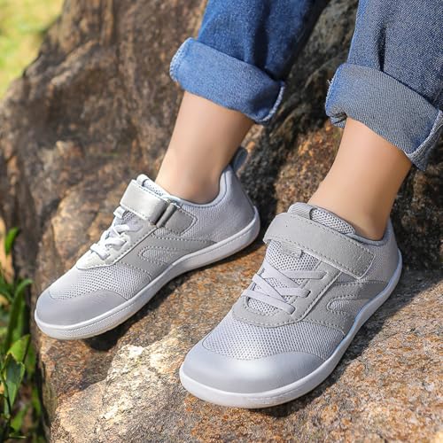 Kids Barefoot Shoes Wide Toe Box | Lightweight Zero Drop Sneakers for Boys Girls | Anti-Slip Flexible Sole | Toddler Little Big Kid Running Walking Shoes for Indoor Outdoor Play2