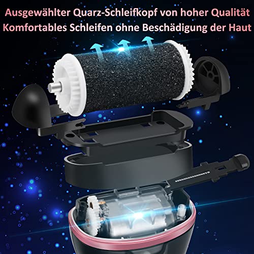 Norbase Elektrischer Hornhautentferner 15 in 1 für Fußpflege