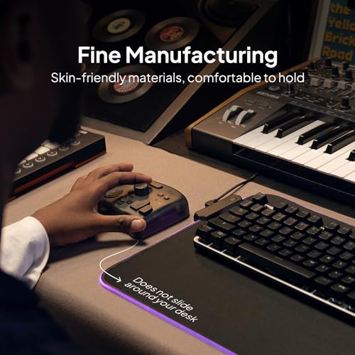 TourBox Elite - Bluetooth Video Editing Controller Color Grading Speed Editor, Intuitive Control, Upgrade Material, Professional Digital Creator Console with Custom Software, Mac/PC (Translucent Set)