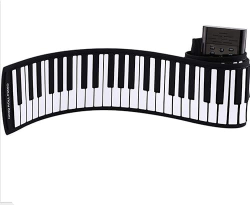 XLLLL Verdicktes Hand-Rolled Piano Key Tragbare Falten Elektronische Klavier Eingebaute Lithium-Batterie Kinder Erwachsene AnfA nger