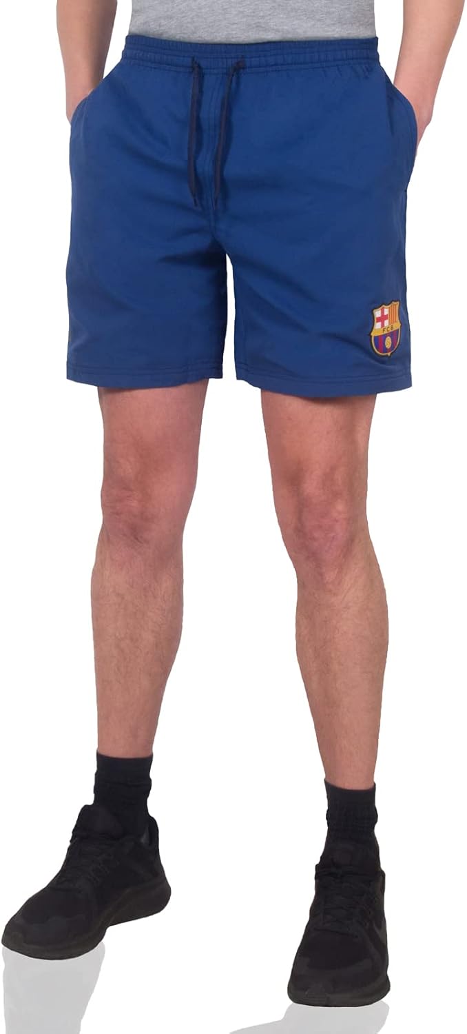FC Barcelona Shorts Mens Poly Official Soccer Gift