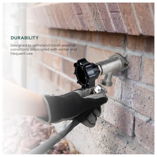 Midline Valve 10 Inch Frost-Free Sillcock, Chrome-Plated Brass Body – 1/2" MIP/Sweat Inlet x 3/4" Hose Bib Outlet by Midline Valve - Image 7