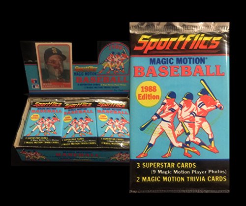 1988 Sportflics MLB Baseball Sealed Pack - 5 Card Player Pack