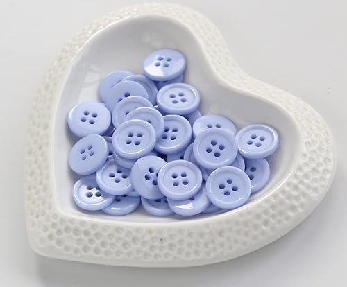 Miniatura 41 de 160 botones de costura de 5/8 pulgadas (0.591 in) para ropa, botones de color gris oscuro, botones de color gris oscuro, manualidades, proyecto